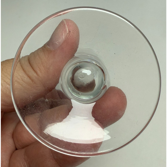 5 Vintage MCM Atomic Schnapps Cordial Glasses Star Dust C G Quartzex Crystal 50s - Picture 3 of 5